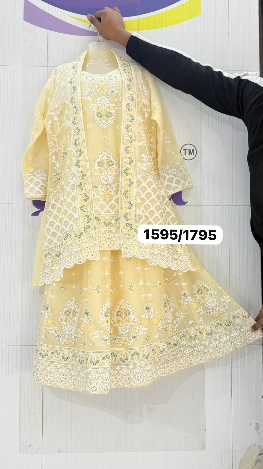 Momina Iqbal Crop Top Lehenga