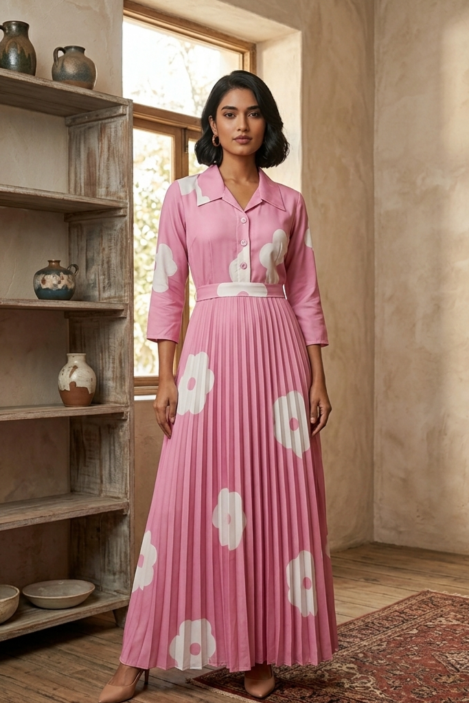 Long Gown Shirt collars Kurta
