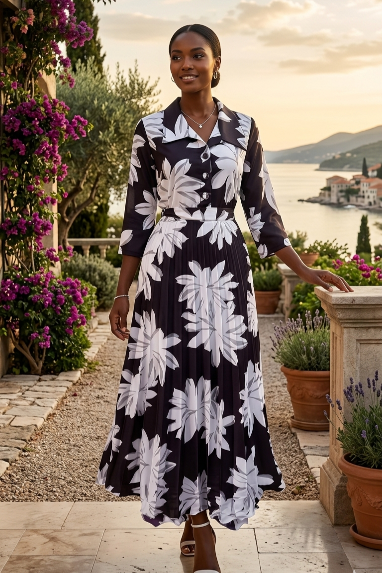 Long Gown Shirt collars Kurta