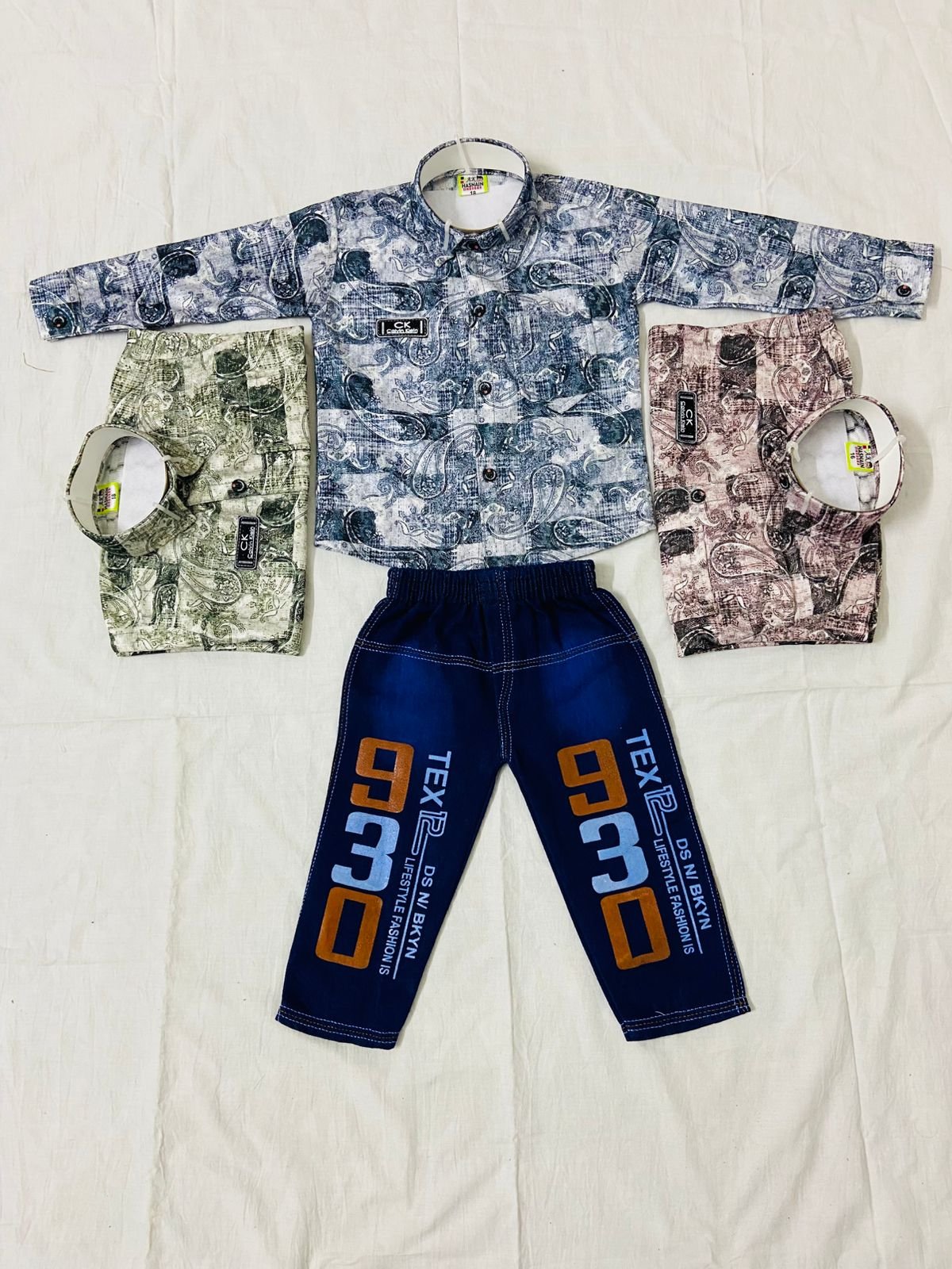 Cheek Shirt pant denim