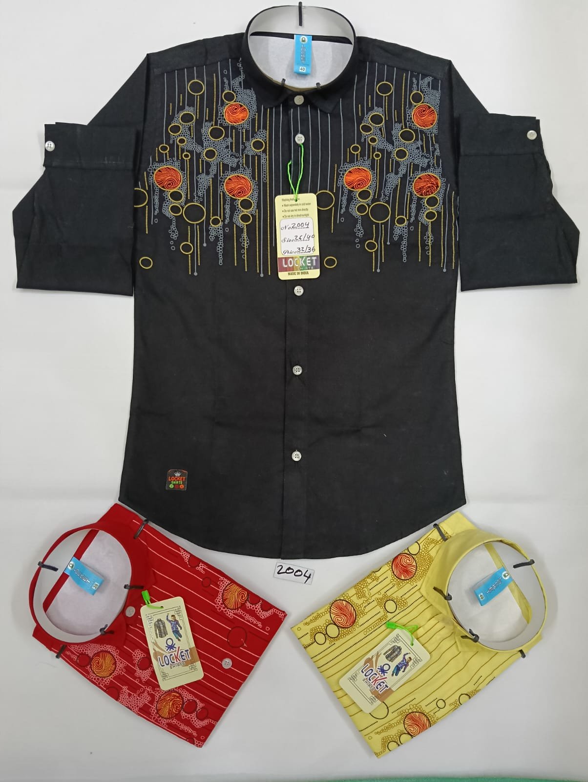 Boys Shirt floral 24x24